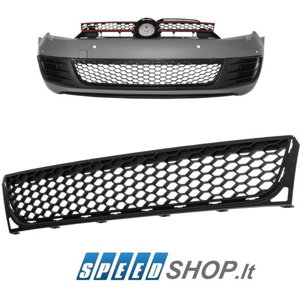GOLF 6 GTI priekinio bamperio grotelės